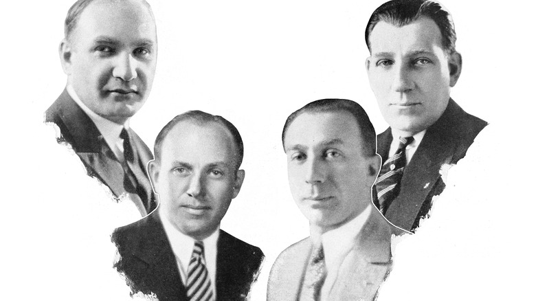 Portrait of Albert, Jack, Harry and Sam Warner