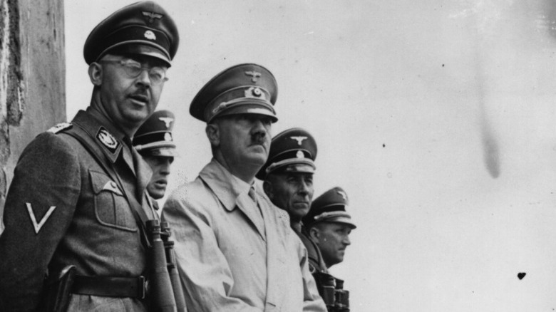 Hitler and Himmler standing together