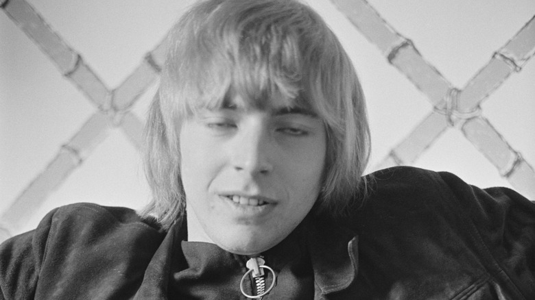 Keith Relf with eyes partially closed