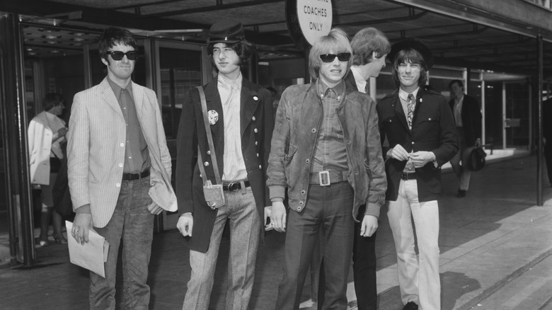 The Yardbirds leaving London airport