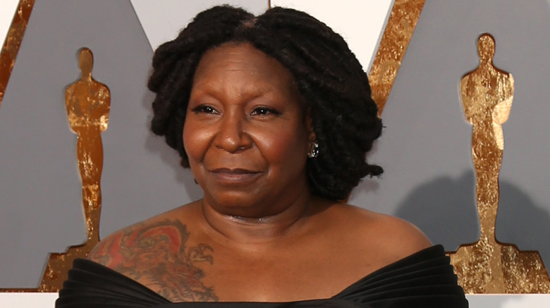 Whoopi Goldberg smiling oscars