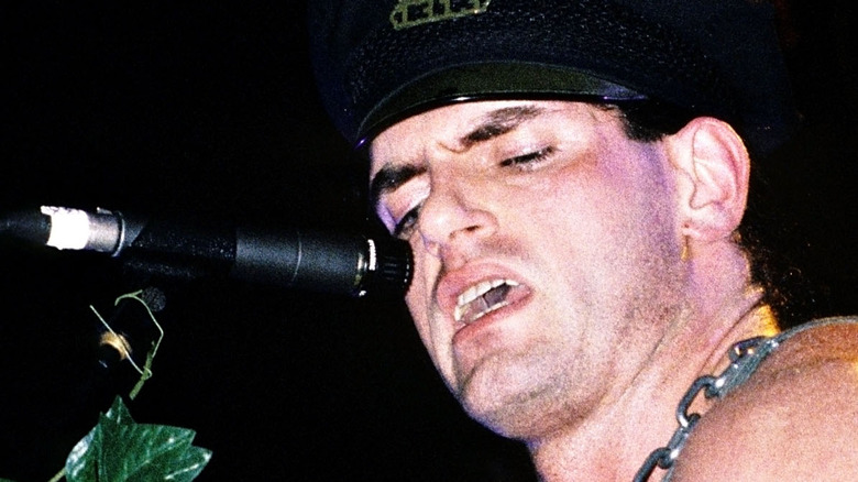 singer peter steele microphone 