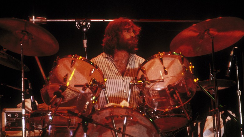 Dennis Wilson druming