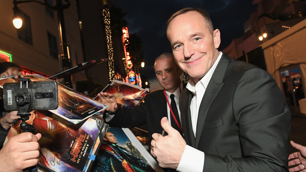 Clark Gregg smiling