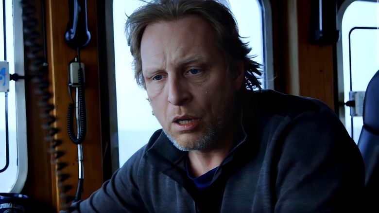 Sig Hansen mouth open in Deadliest Catch