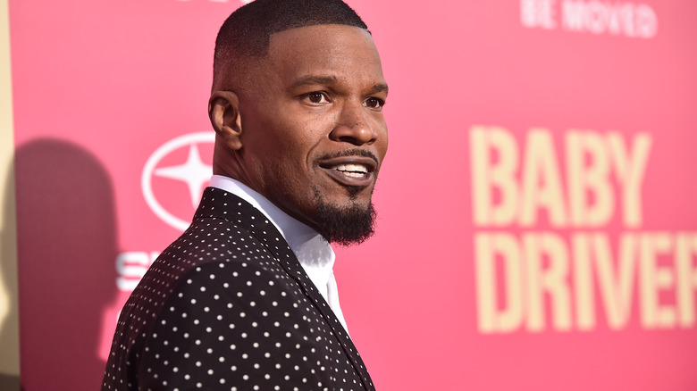 Jamie Foxx premiere Baby Driver