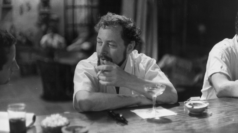 Tennessee Williams drinking at a bar