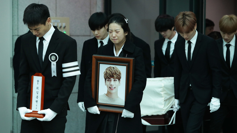 Kim Jong-hyun's funeral