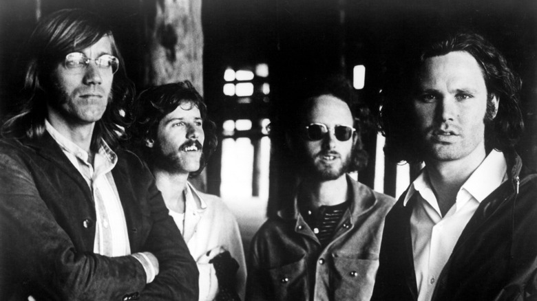 The Doors posing for a 1969 publicity still