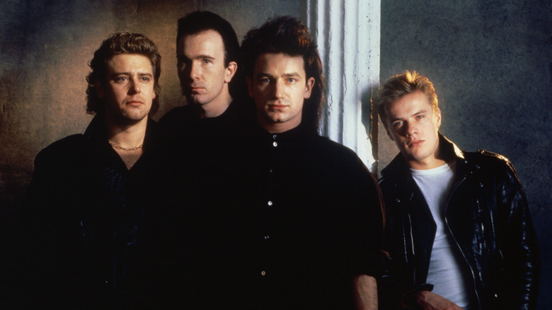 Portrait of U2 during the mid-1980s