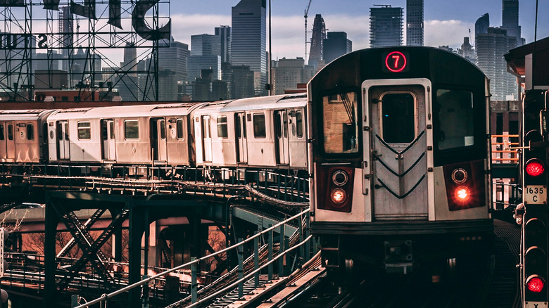 train in New York City