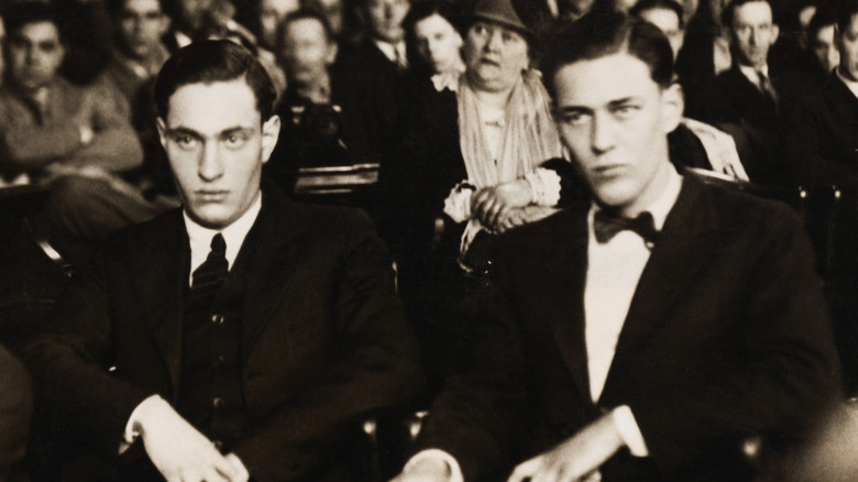 Murderers Leopold and Loeb on trial