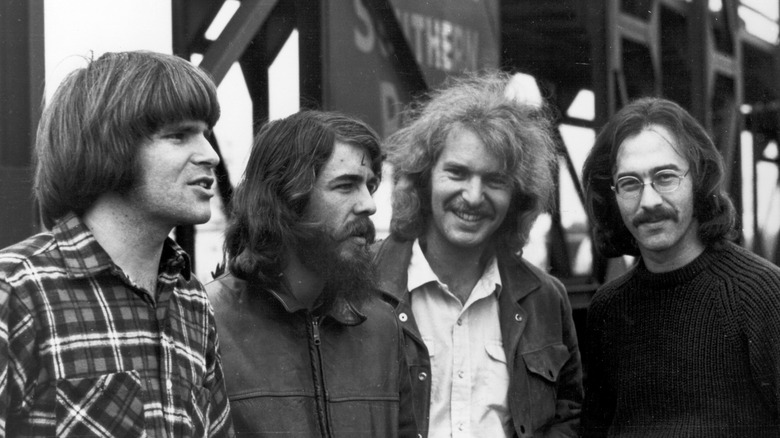 Creedence Clearwater Revival standing together