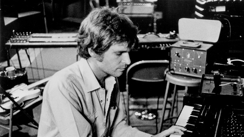 John Fogerty playing the piano