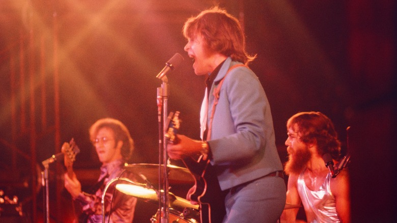 Creedence Clearwater Revival performing on stage