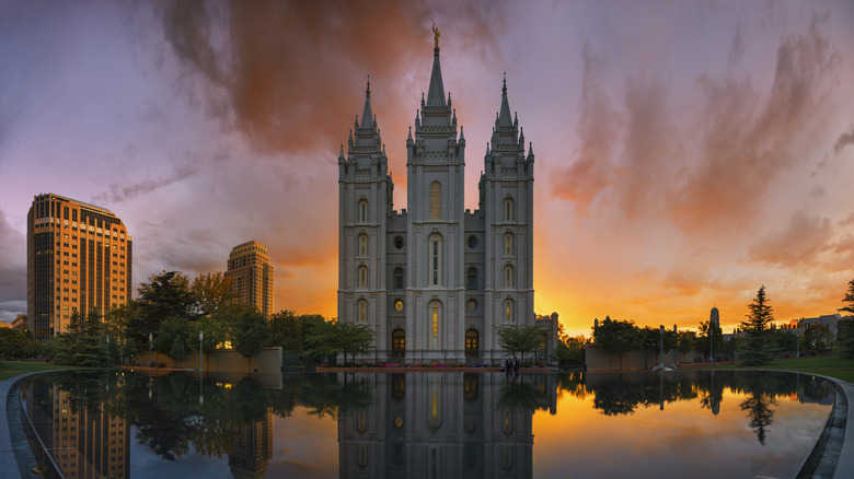 Main Mormon cathedral in Utah