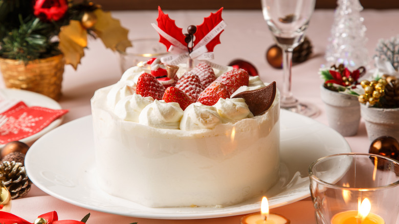 Christmas cake Japan