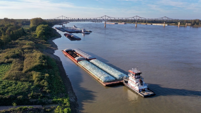 Barge in Ohio River