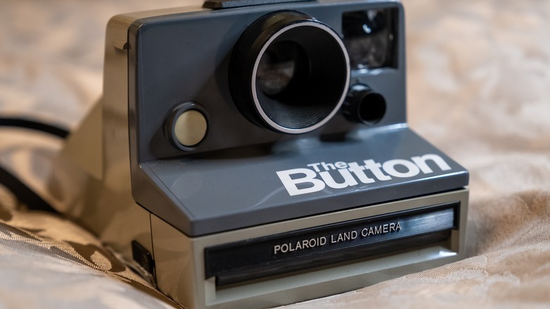 Old Polaroid camera