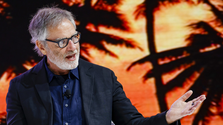 Robert Pittman speaking while gesturing with one hand