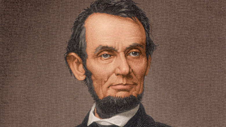 abraham lincoln presidential painted portrait