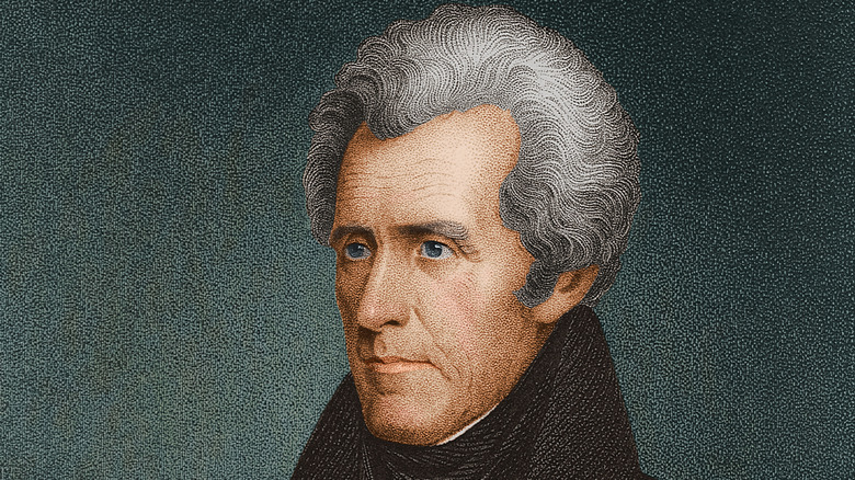 presidential painting portrait of andrew jackson