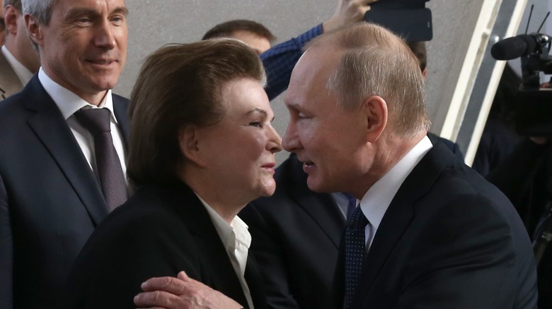 Tereshkova Valentina greeting vladimir putin