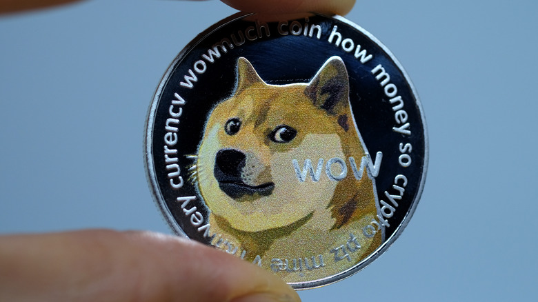 illustration of dogecoin with kabosu