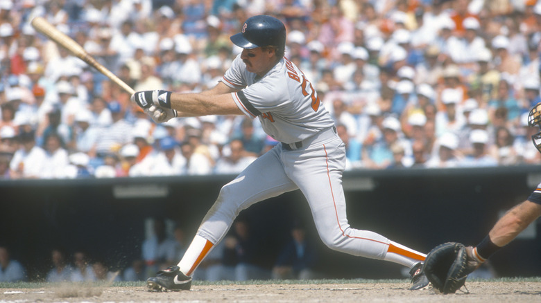 Wade Boggs at bat in 1990