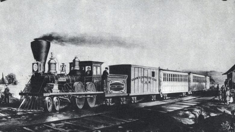 old-west train locomotive