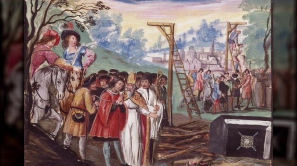 Gilles de Rais' execution
