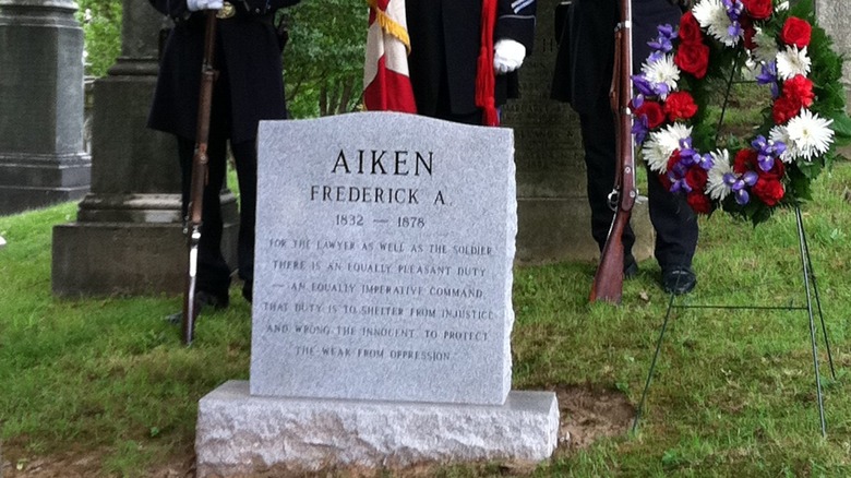 Frederick Aiken's grave
