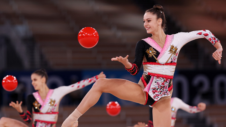 Italian rhythmic gymnasts 2021 Olympics