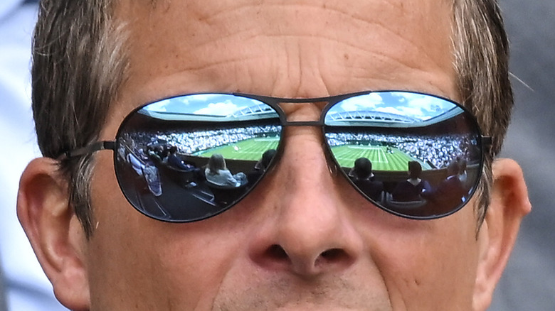 Bear Grylls close-up in sunglasses