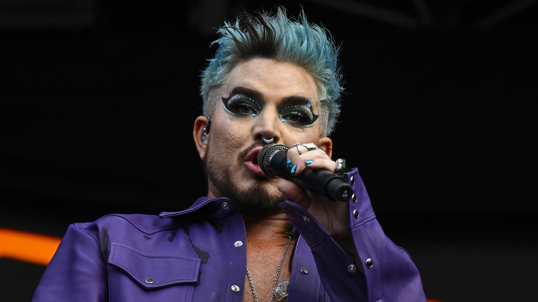 Adam Lambert performing live