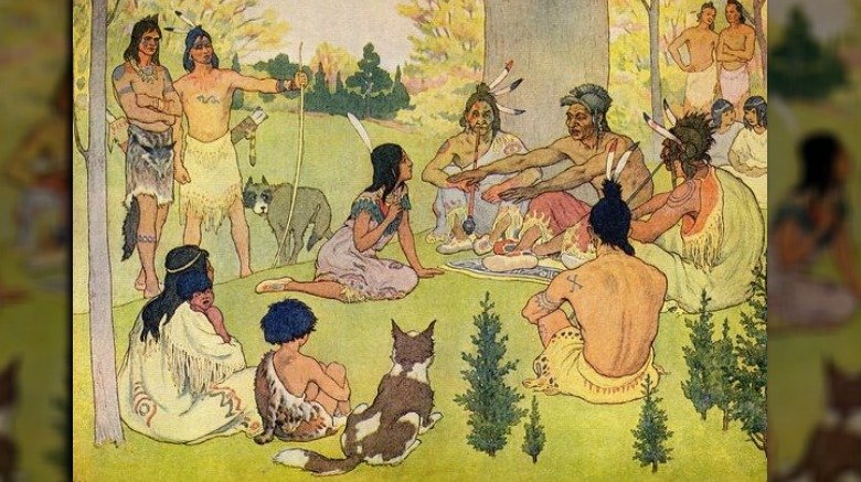 Pocahontas and family