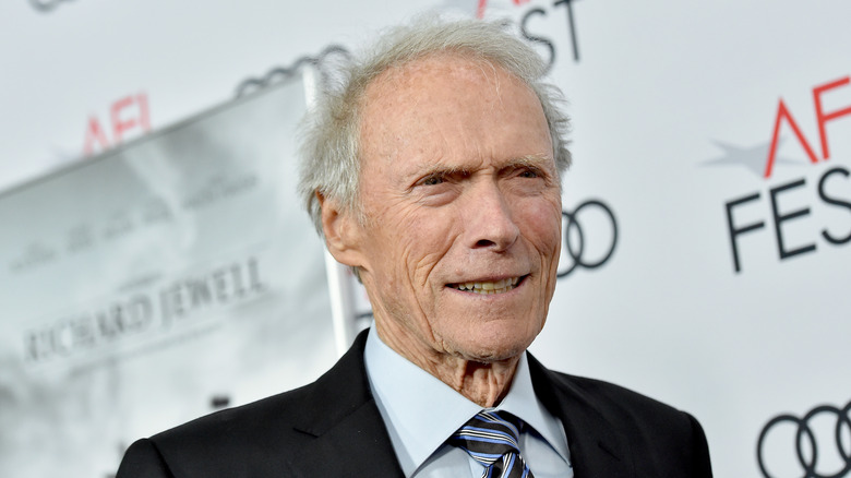 Clint Eastwood smiling