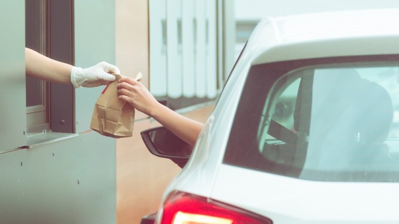 Drive-thru window