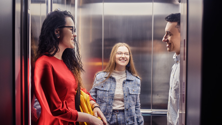 small talk in elevator