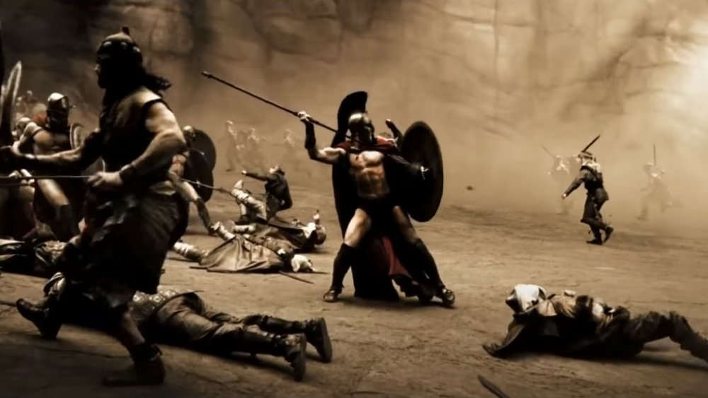 The first Battle Scene in the Movie 300 #fy #fyp #viral #300spartans , this is sparta