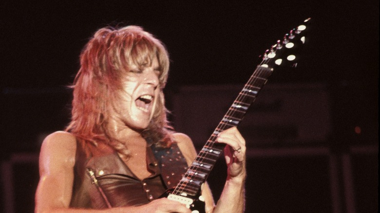 Randy Rhoads playing guitar