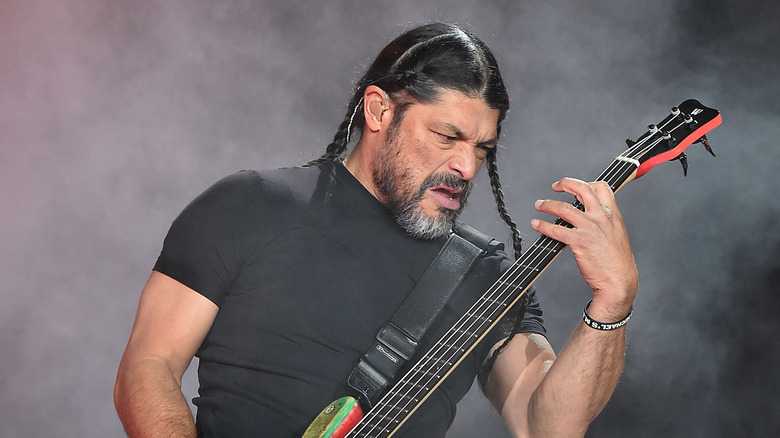 Rob Trujillo playing bass guitar