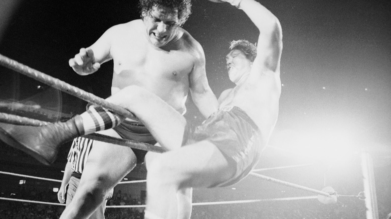 Andre the Giant in the ring