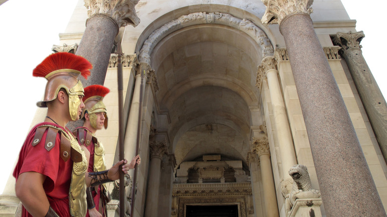 Guards at Emperor Dicoletian's palace