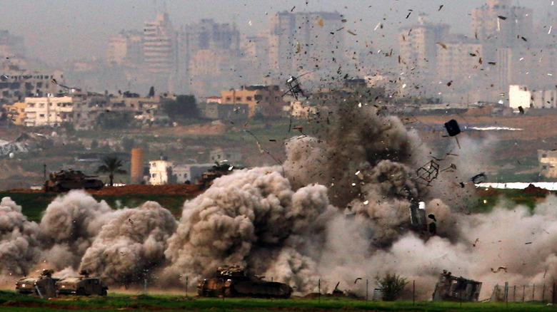 Phosphorus bomb in Gaza
