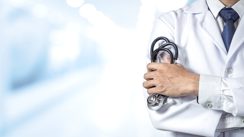 a doctor holding a stethoscope