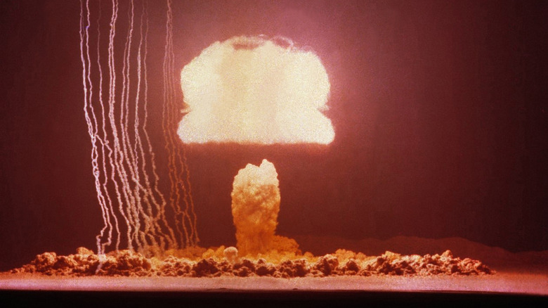 Photo of nuclear bomb testing 