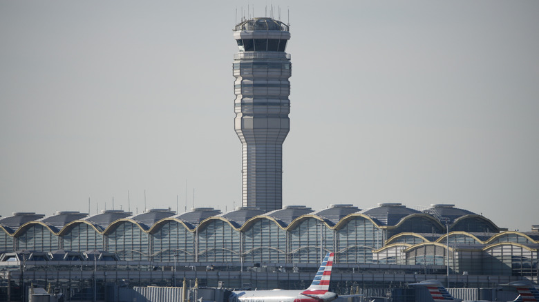 DCA air traffic control tower after crash