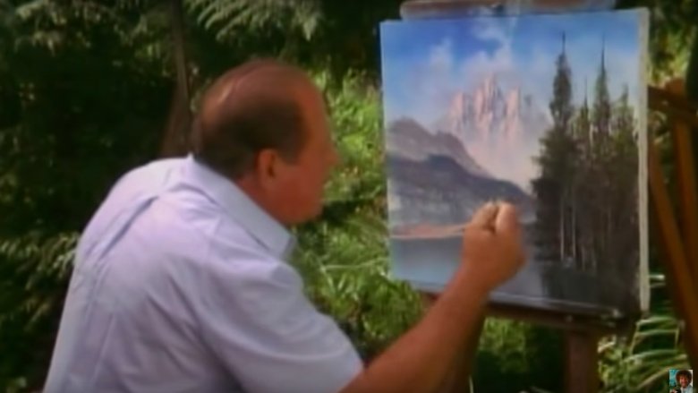 Bill Alexander inspired bob ross