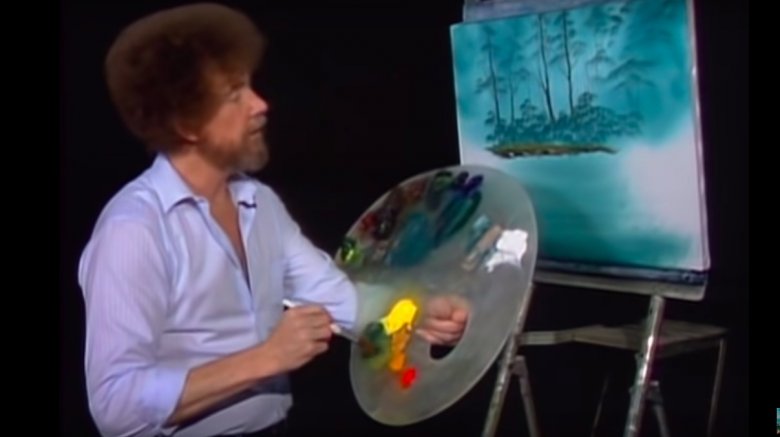 Bob Ross with palette